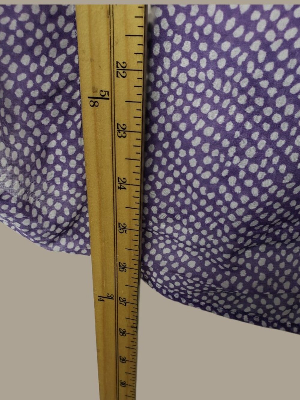 Benson Womens Purple Polka Dot Button-Up Shirt Purple Small - Picture 8 of 10